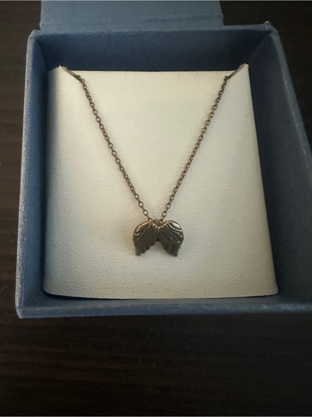 “Dogeared” Tiny Wing Pendant Necklace in Gold